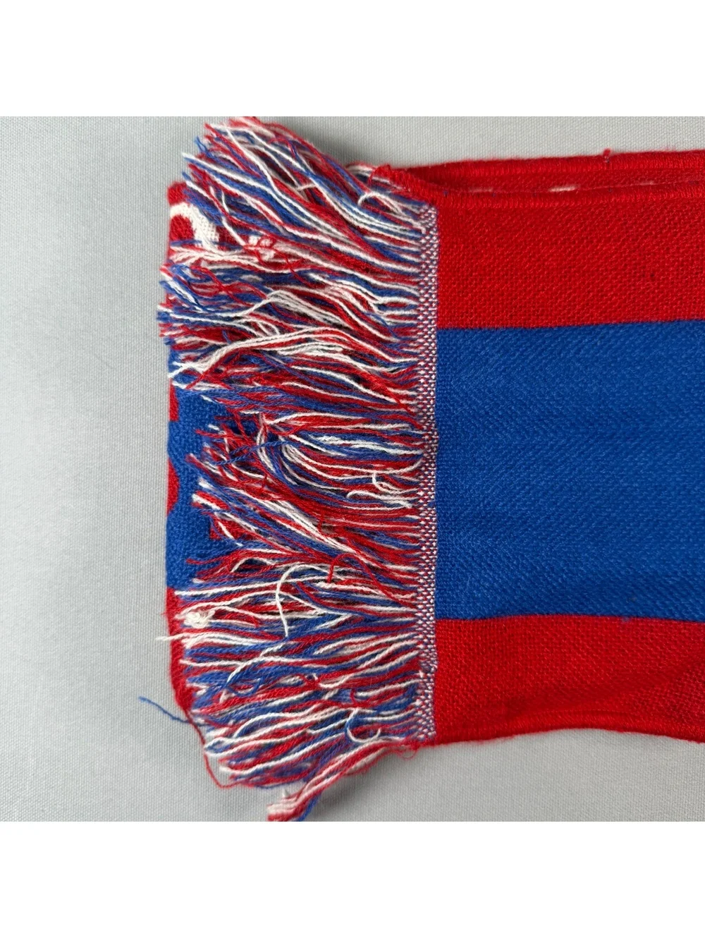 Reebok New York Giants Scarf Knit Red Blue NFL Football Winter One Size